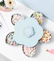 Multi-function Fashion Flowers rotate open and close snack boxes