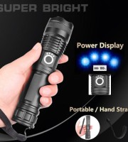 XHP50 Waterproof Rechargeable LED Zoom Torch Light